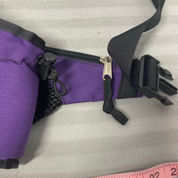 Vintage LL Bean Purple and Black Waist Fanny Pack. Pre-Owned Good Condition - Picture 3 of 11